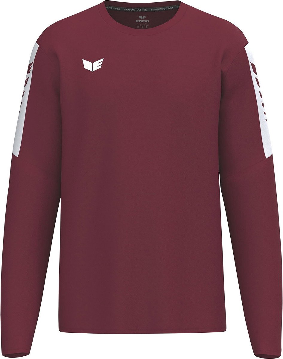 Erima Intro Sweatshirt Kinderen - Bordeaux | Maat: 128