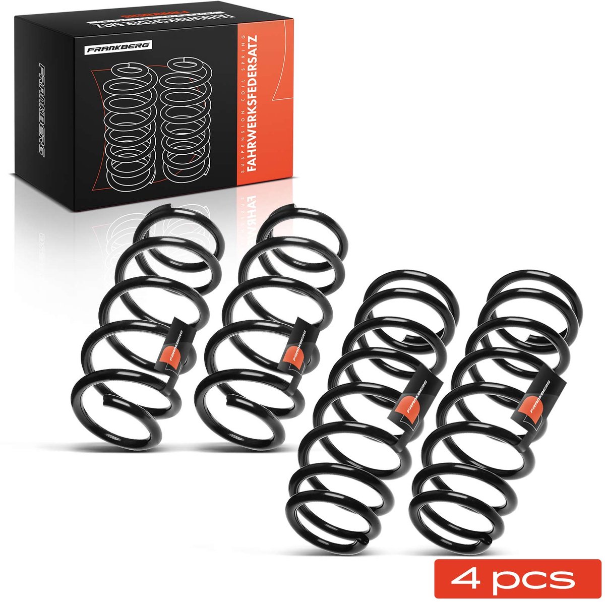 Frankberg 4x Veer Vooras Achteras voor Mazda 6 Kombi GH