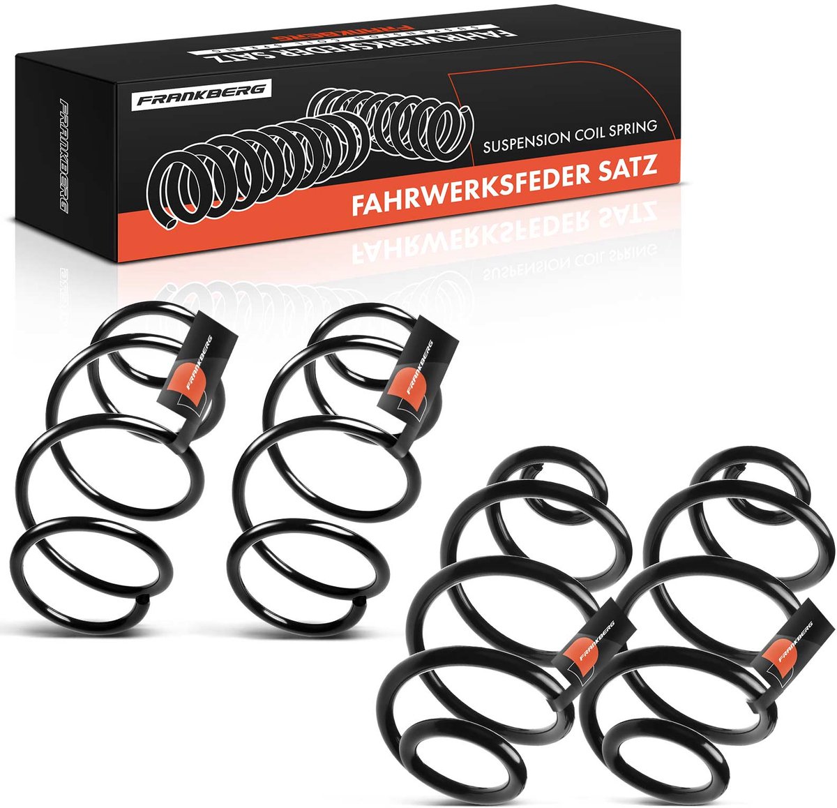 Frankberg 4x Veer Vooras Achteras voor Nissan Note E11 NE11