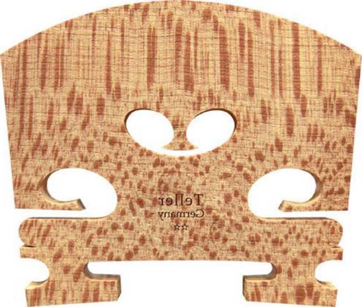 Vioolbrug Standaard - Viool Onderdeel - Viool Reparatie - 3/4 Voet Breed - 38 - Beige