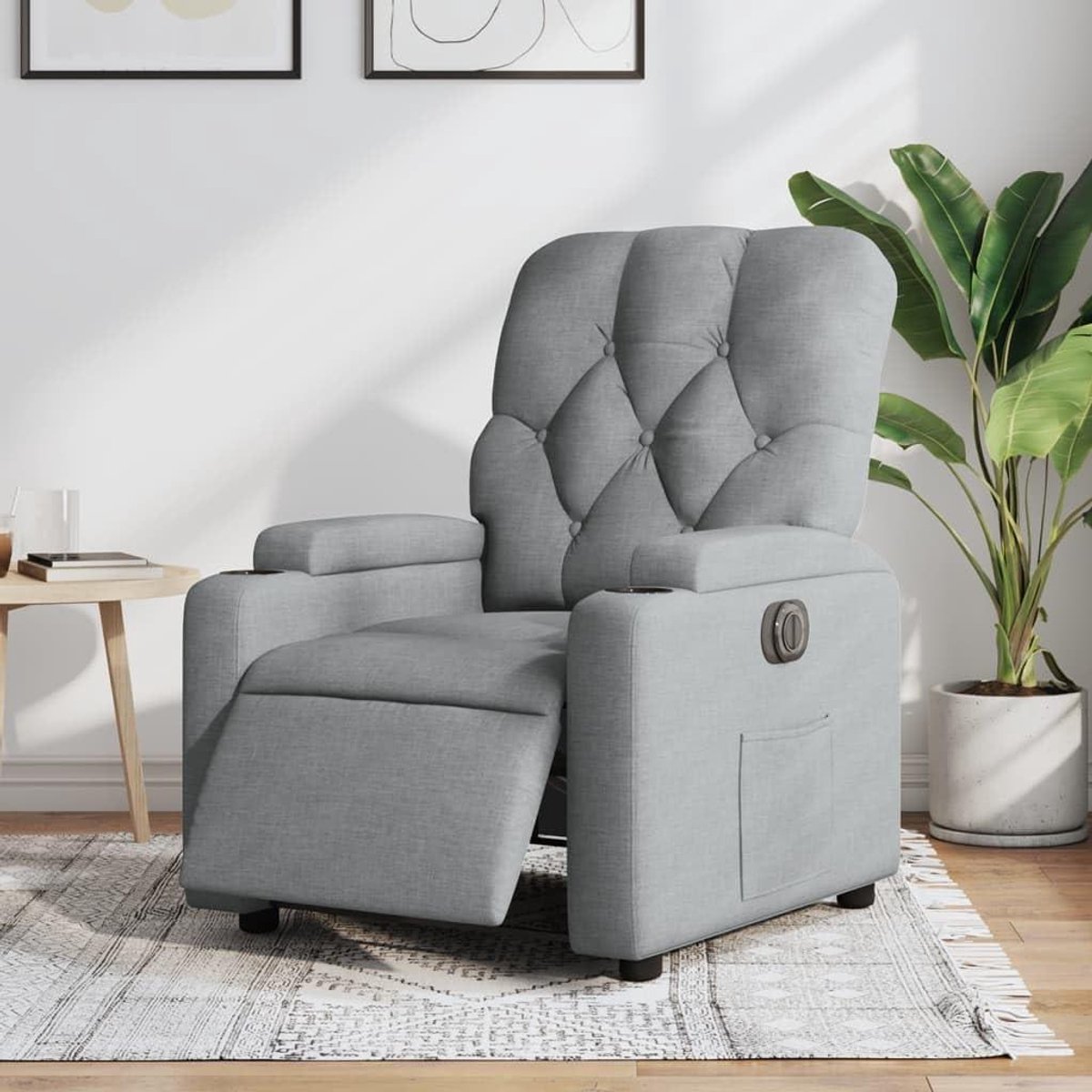 Elektrische Fauteuil - Relaxstoel Leunstoel - Ontspannen TV Kijken - Elektrische Verstelbare Rugleuning - 74 x 865 x 935 cm