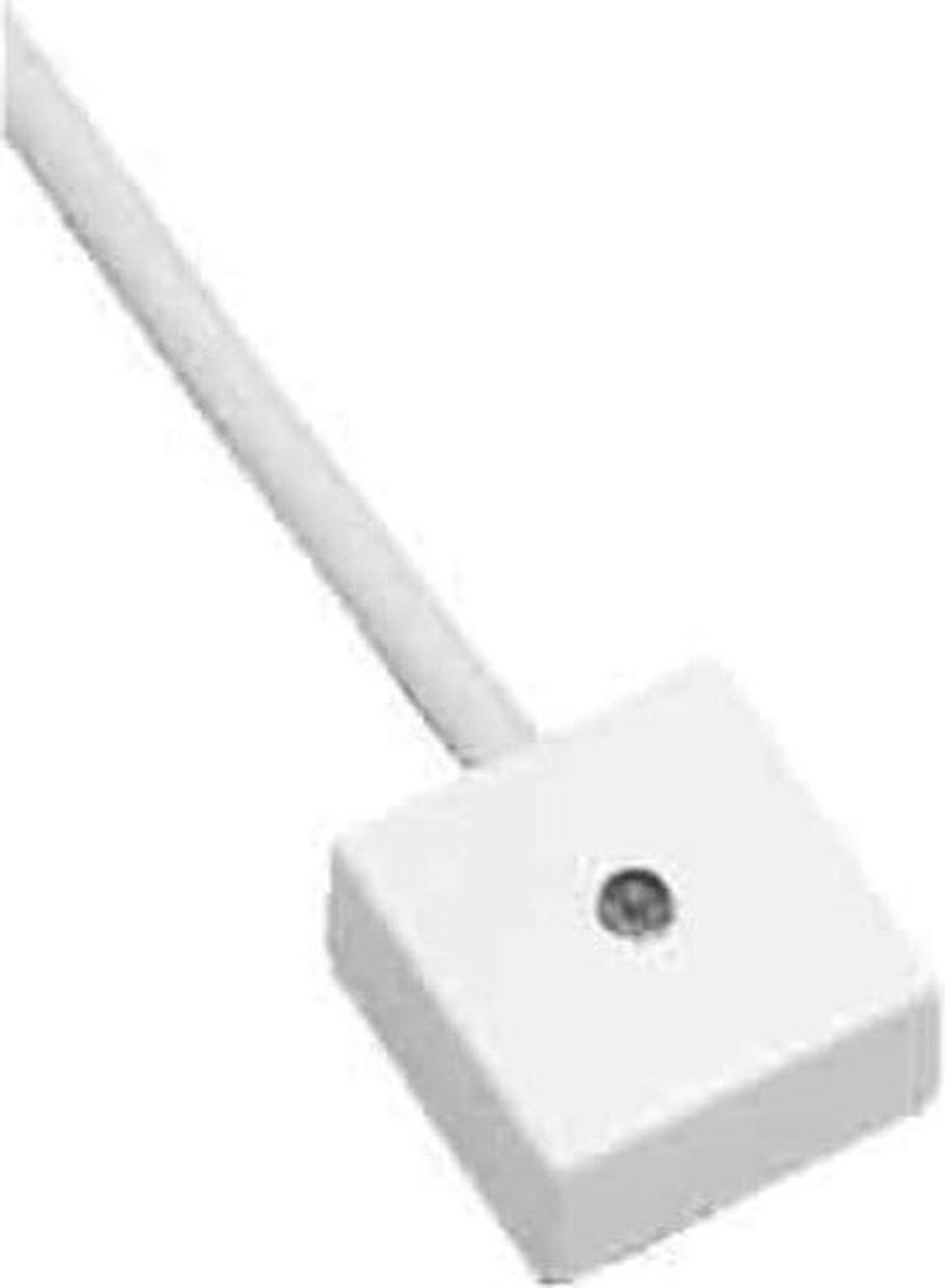 Glasbreuksensor - Sensor wit - Inbraakdetectie - Compact design - 8 x 2 x 8 cm - Wit