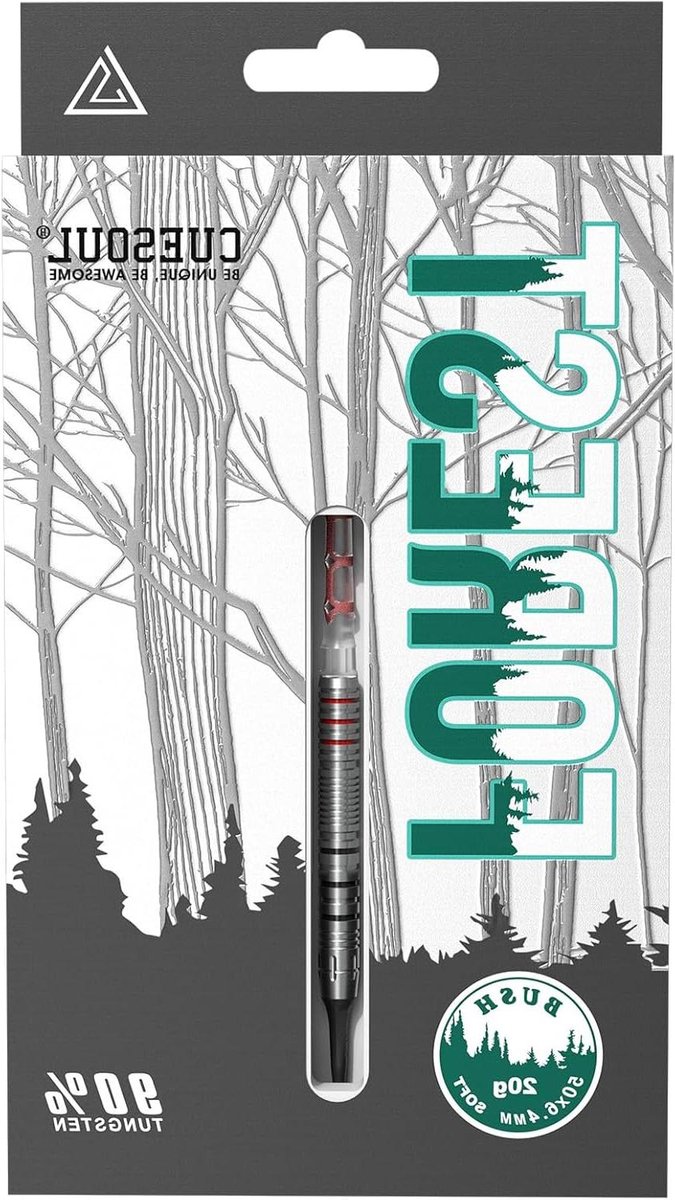 Dartpijlen - Softtip Darts - Dartspel Verbeteren - 90% Wolfraam - 20 gram - Struik