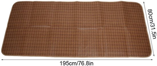 aladdien - Opvouwbare Zomer Slaapmat - Cool Pad - Comfortabel - Polyester - Geschikt voor Thuis en School - 195 x 80 cm van Aladdien — afbeelding 2