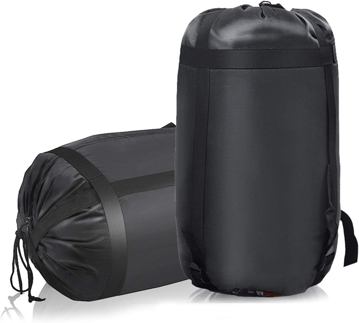 Compressie Stuff Sack - Opbergzak Slaapzak - Kampeeruitrusting Opbergen - Waterdicht Oxford Doek - 24L - Zwart