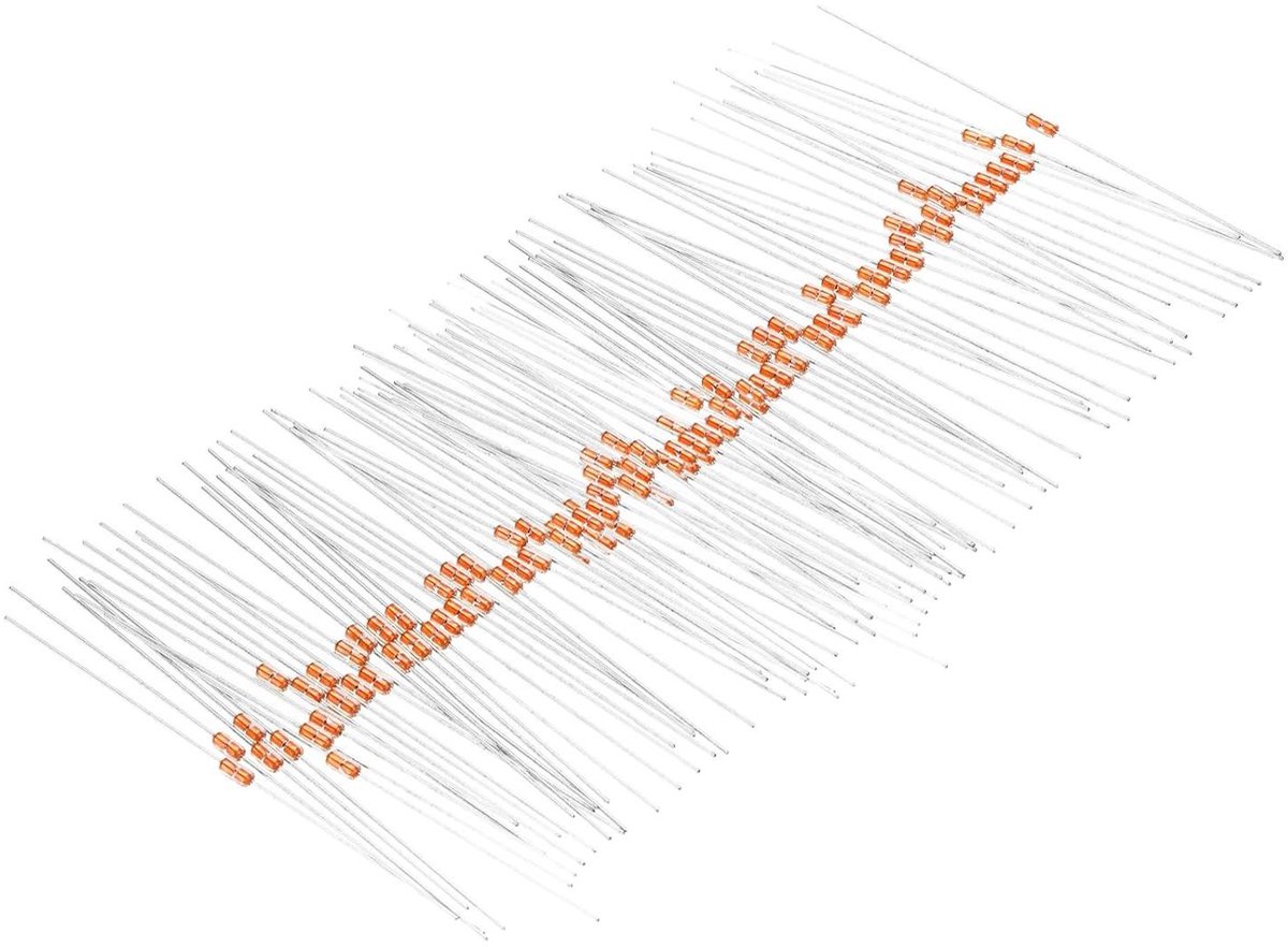 NTC Weerstanden Assortiment - Thermistors Temperatuursensoren - Temperatuurmeting Regeling - Glas Verzegelde Behuizing - 100 stuks - null