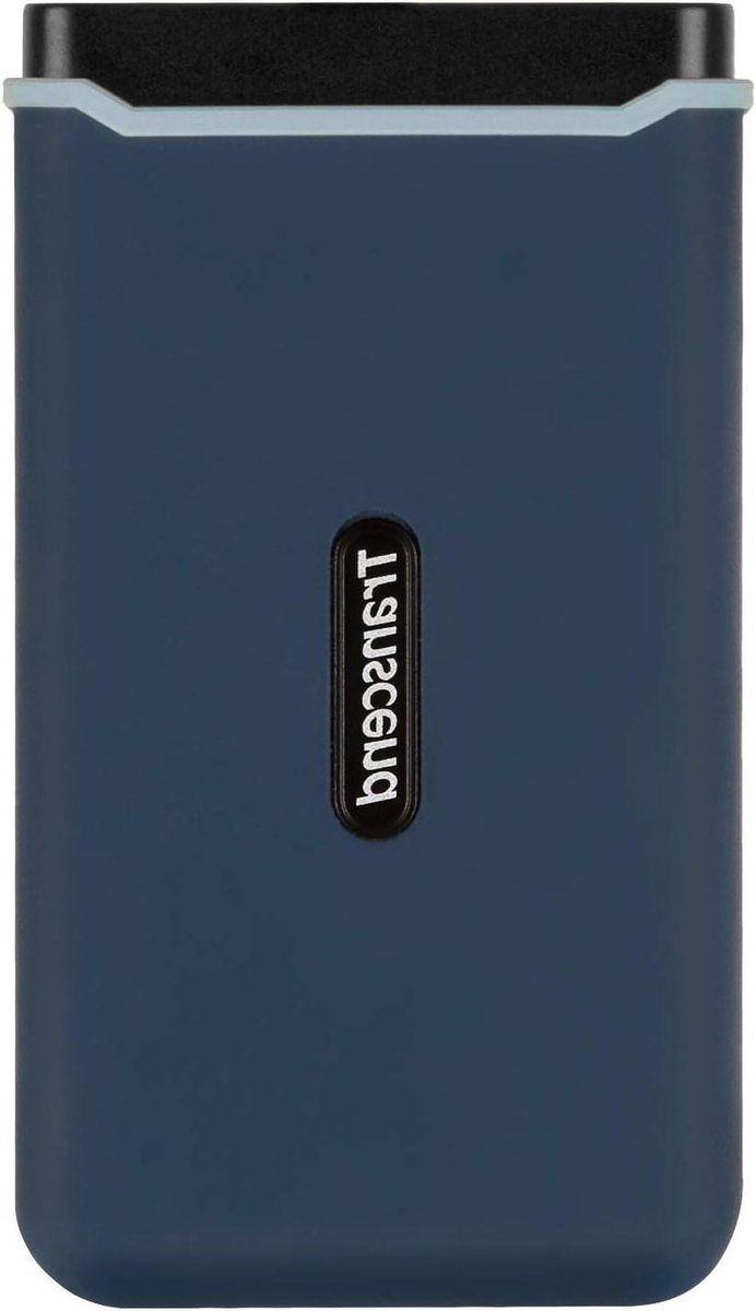 Externe SSD - Draagbare Opslag - Bestanden Overzetten - Schokabsorberend Ontwerp - 500GB - Marineblauw