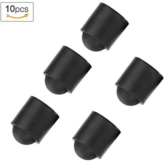 aladdien - Pool Cue Cap - Billiards Accessoires - Bescherming voor Cue Tips - Zwart - Rubber Cover - Perfect voor Snooker en Pool van Aladdien — afbeelding 3