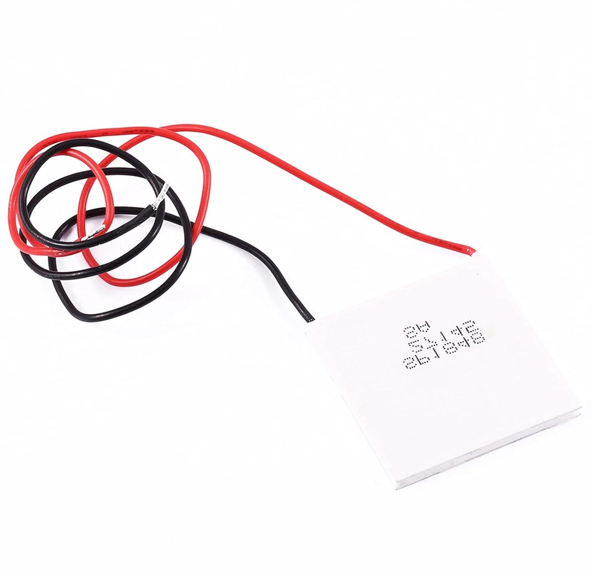 Peltier Module - TEC Element - Koelen en Verwarmen - Veiligheidsisolatie Kabel - 40 mm x 40 mm - Wit