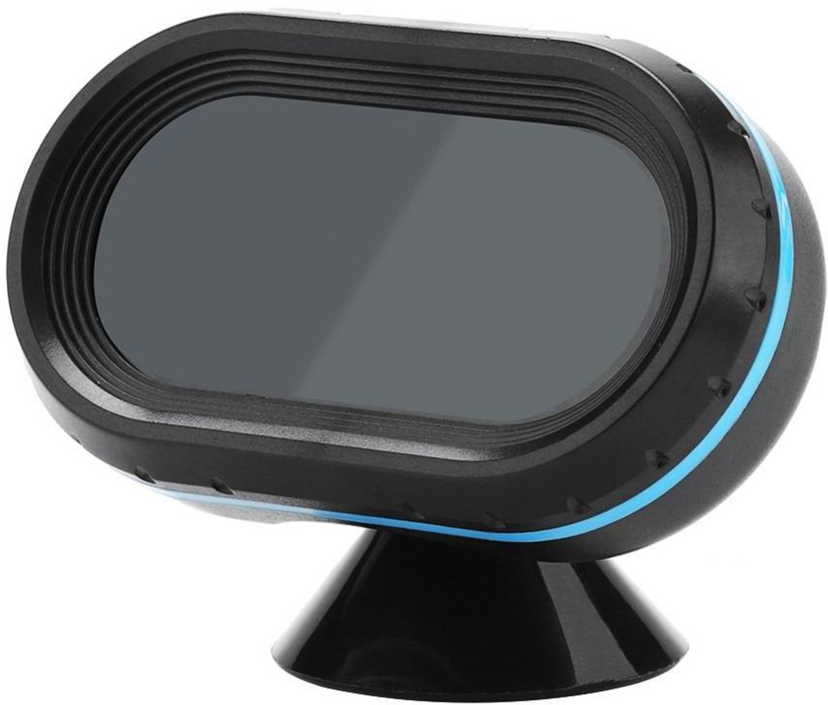 Digitale Autotermometer - Autoklok Voltmeter - Reistijd Monitoren - Binnen en Buiten Meting - DC 12-24V - Blauw