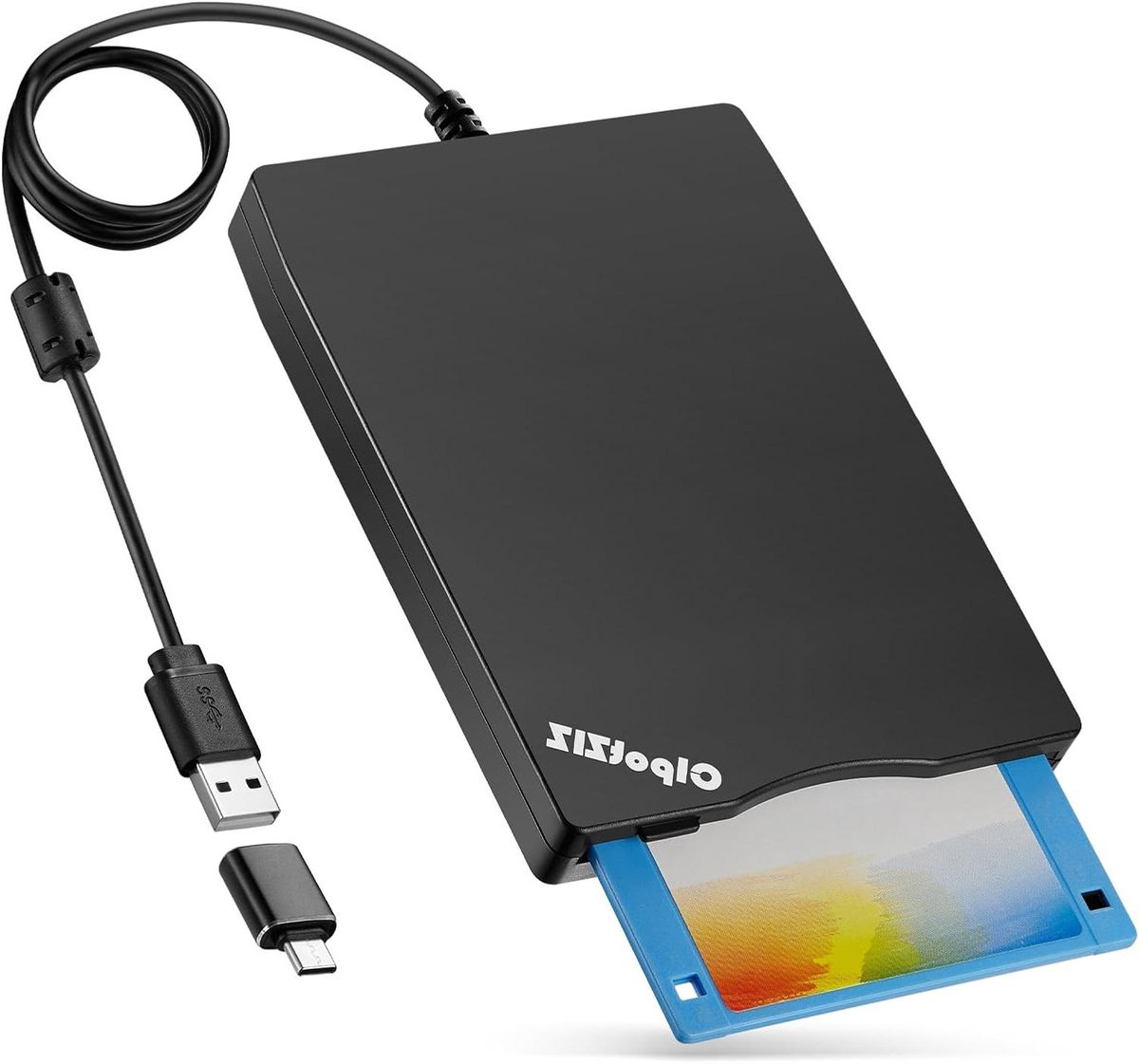 Floppy Disk Lezer - Externe Diskette Drive - Oude Data Lezen - USB A & C Connectoren - 35 inch