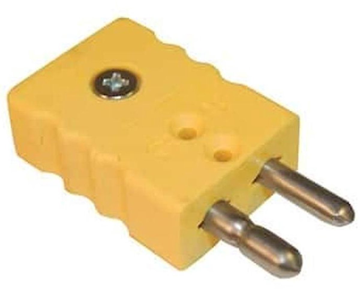 Thermokoppel Connector - Type-K Stekker - Lab Apparatuur - Mannelijke Plug - 5 Stuks - Aluminium