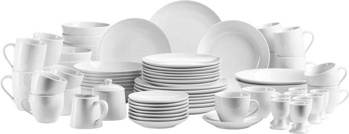 Serviesset 8 Persoons - Serviessets - Bordenset - Chique Bordenset - Porselein - eet set