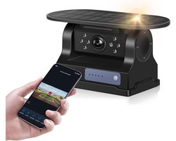 Achteruitrijcamera Wifi - Parkeercamera Draadloos - Veilig Parkeren - Zonne-energie Opladen - 720P HD - Zwart