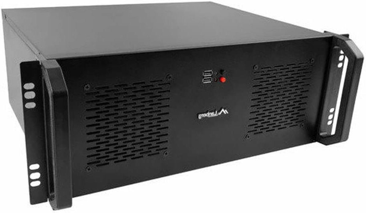 Server Behuizing - Rack Mount Chassis - Server Installatie - Modulair Ontwerp - 4U - Zwart
