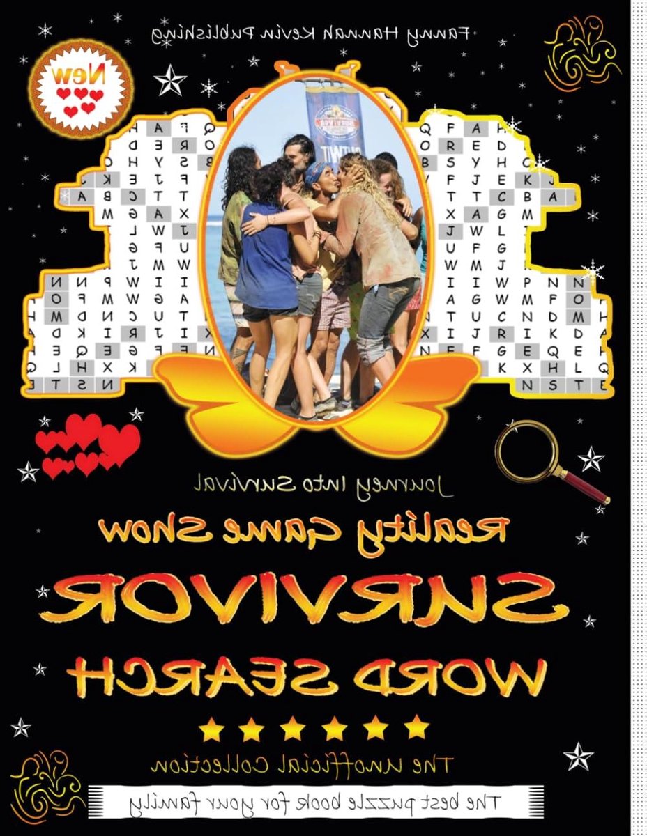 Woordzoekboek Survivor - Puzzelboek TV Show - Ontspanning en Plezier - Grote Letters - 105 Pagina's - Niet gespecificeerd