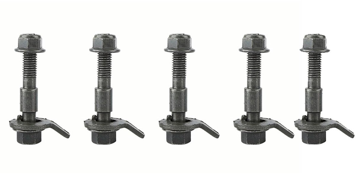 aladdien - 12mm Verstelbare Camber Uitlijning Nokbout Set - Wieluitlijning voor Voertuigen - Geschikt voor de meeste autobanden - Eenvoudige install..