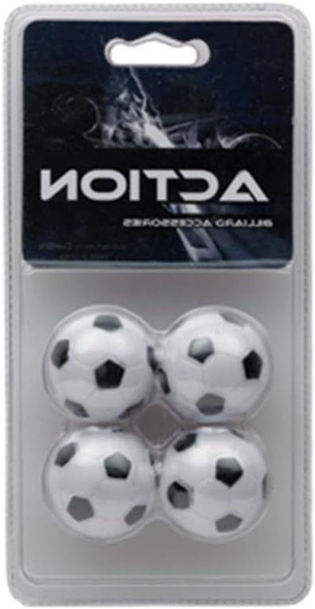 Voetballen Tafelvoetbal - Reserve ballen - Tafelvoetbal Spelen - Set van 4 stuks - Standaard maat - Wit