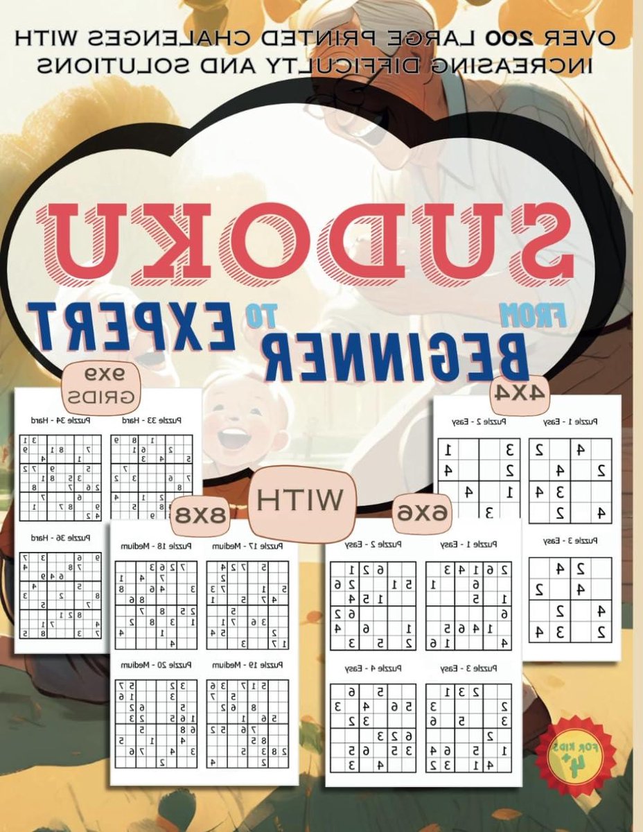 Sudoku Puzzelboek - Hersenkrakers Puzzels - Kind Puzzels Oplossen - 200+ Grote Puzzels - 28 x 22 cm - Niet gespecificeerd