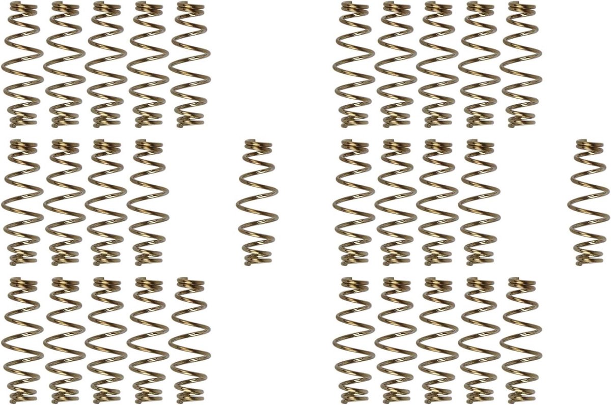 Deegspiralen voor Vishaak - Lokstof Clips - Betere Hechting Lokstof - Universeel Inzetbaar - 9 mm x 3 mm - Goud