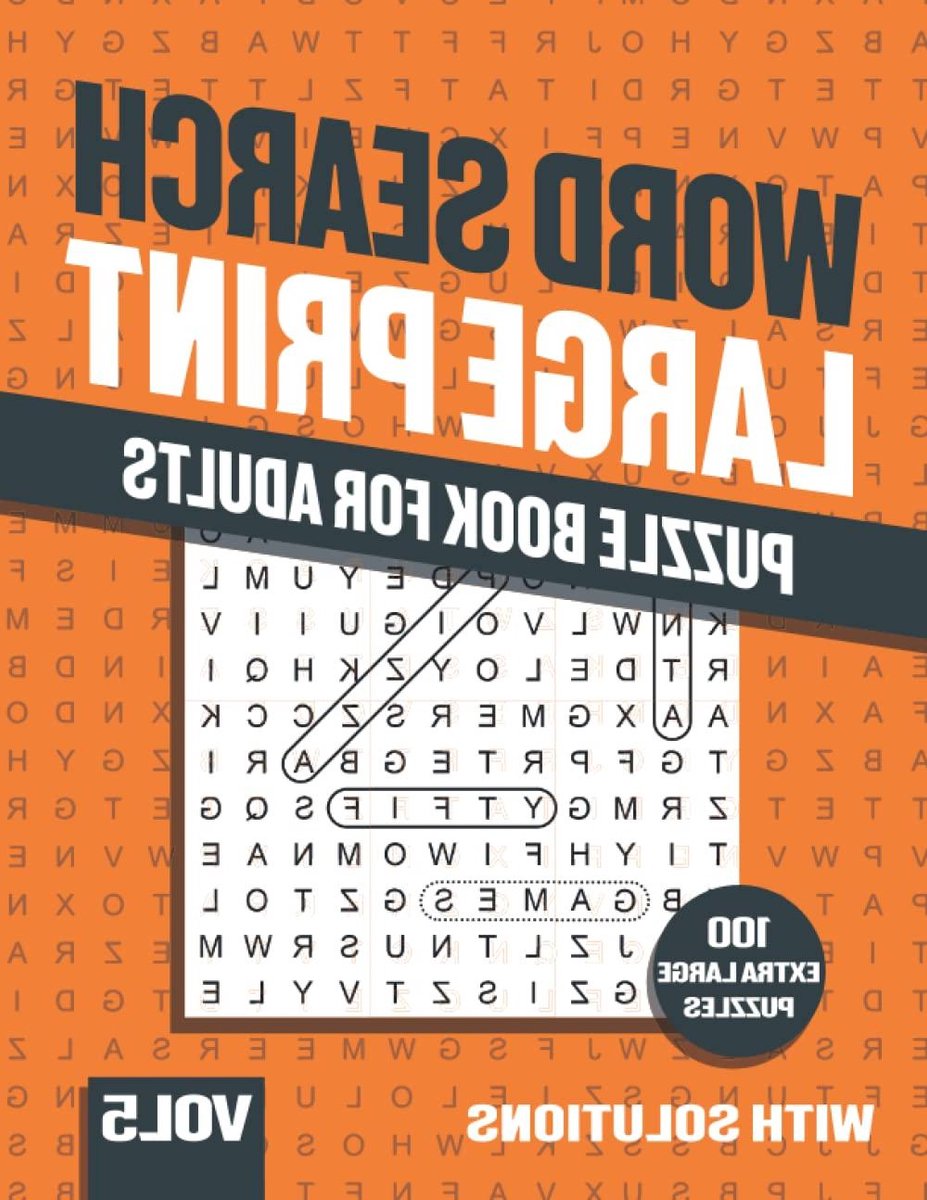 Woordzoeker Grote Letters - Puzzelboek Volwassenen - Ontspanning Zoeken - 100 Puzzels - Large Print - Niet gespecificeerd