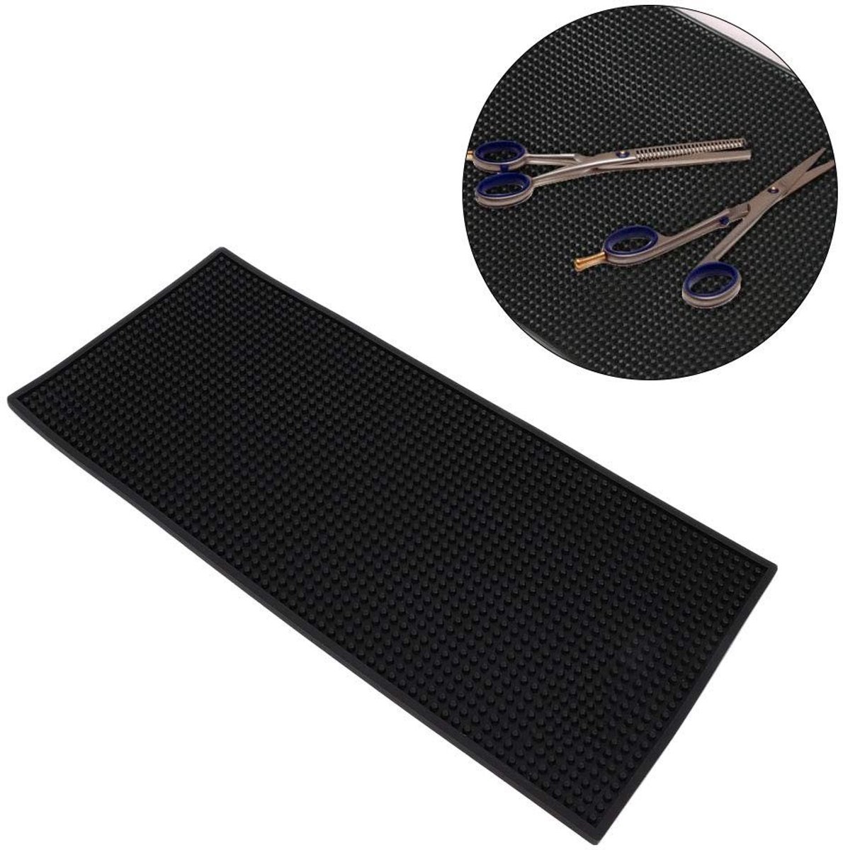 aladdien - Heat Resistant Mat - Antislip - Perfect voor Haar Salons - Gebruiksvriendelijk - Hoogwaardig PVC - Ideaal voor Kapper Gereedschappen - 1 ..