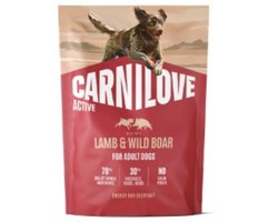 Carnilove Active Dog Dry Made with Lamb & Wild Boar for Adult All Breeds 1,5 kg