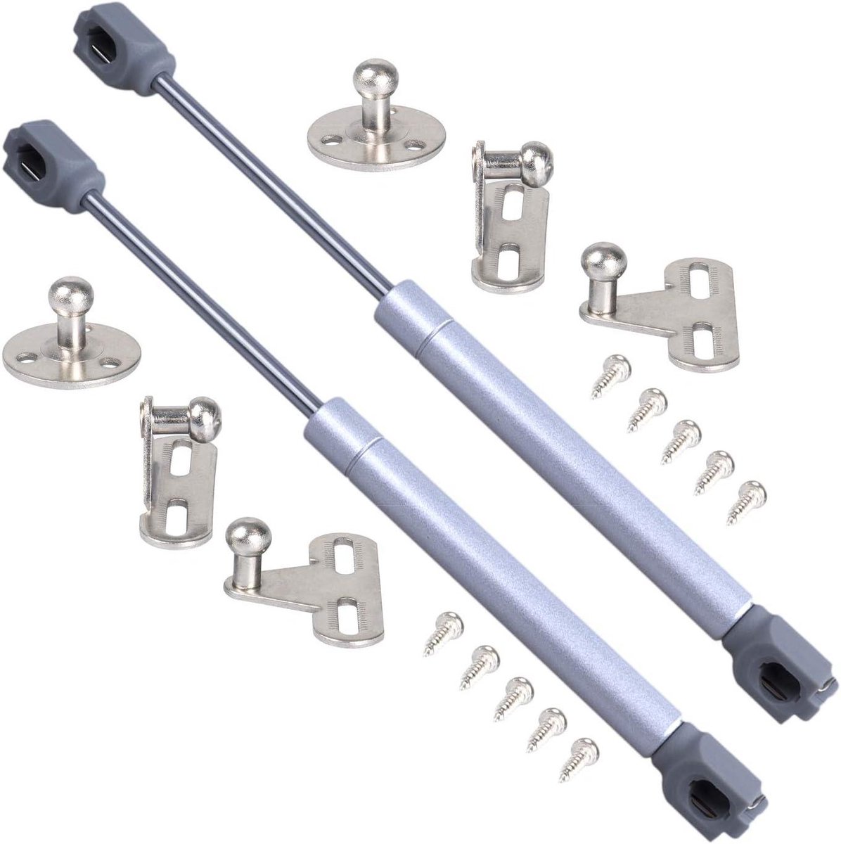 Gasveer Set - Veer Klep - Klep Ondersteuning - Binnen en Buiten - 2 Stuks - Aluminium