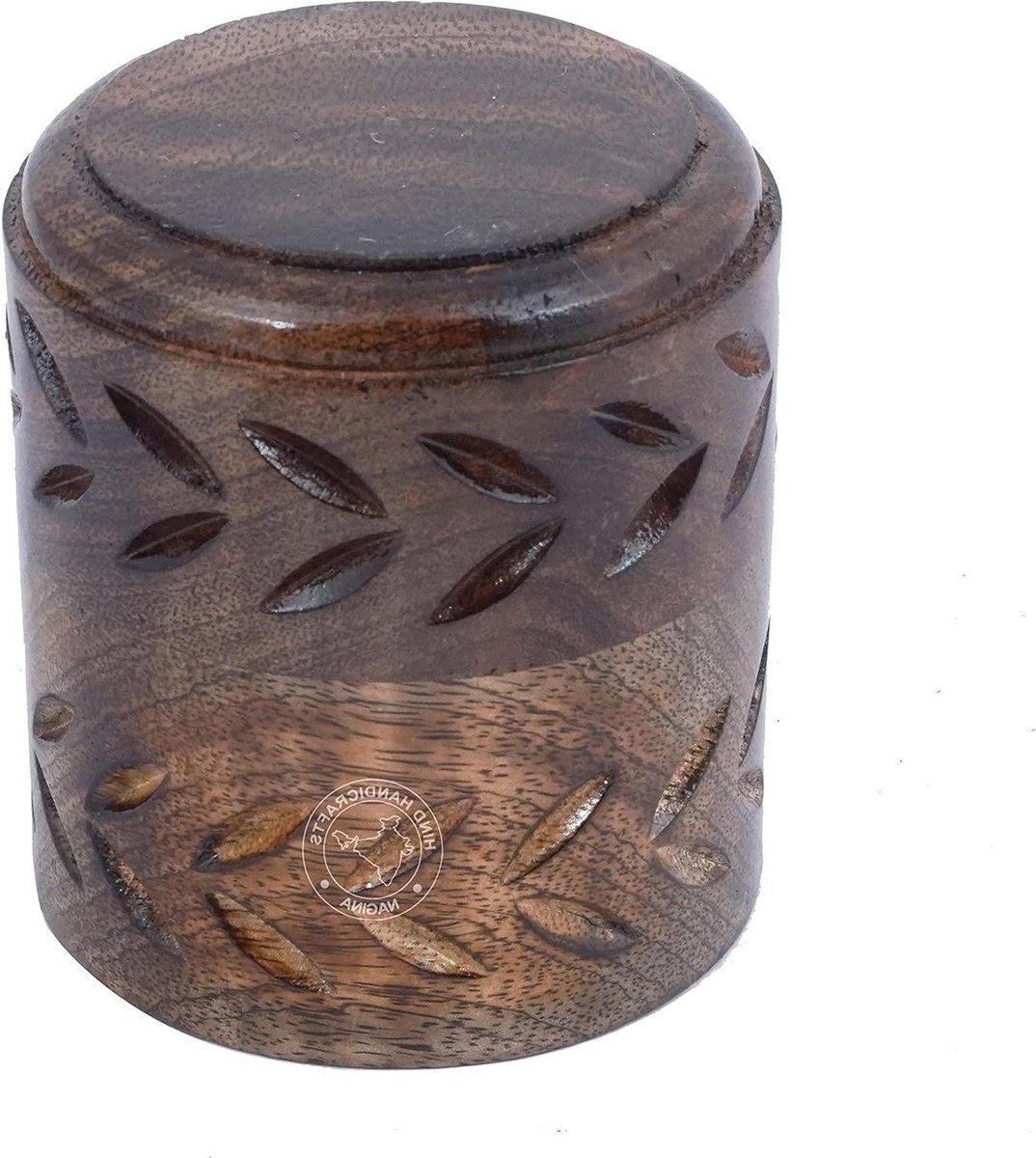 Houten Grafurn - As Urn Hout - Herdenken Geliefde - Handgemaakt Ambachtelijk - 38 Kubieke Inch - Antiek