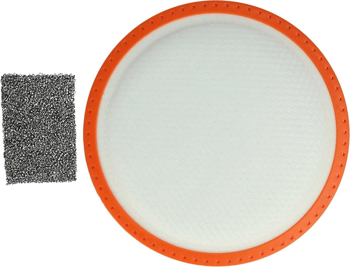 Stofzuigerfilterset - Reservefilters Stofzuiger - Stofzuigeronderhoud - Dubbele filterset - 2 stuks - Zwart