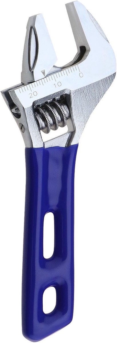 Dailygoods- Verstelbare Sleutel - 4,5 Inch Lengte - Maximale Opening 24mm - Antislip Handgreep - Multifunctionele Sleutel - Schokbestendig en Roestvrij Staal - Pijpsleutel