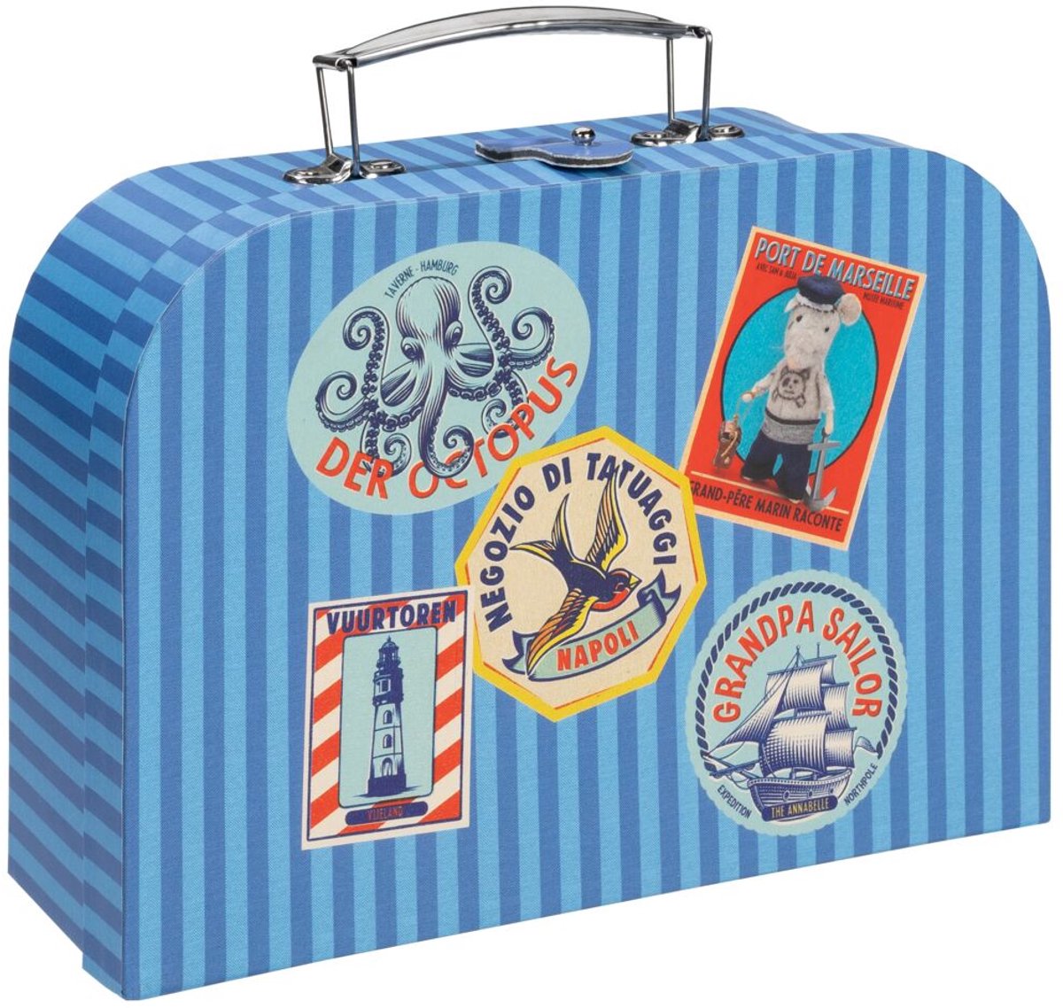 Sam & Julia Het Muizenhuis Zeemanskajuit speel- en knutselkoffer - Speelgoed kinderen - Schaal 1:12 - Knutselen - Voor meisjes en jongens - Bambolino Toys