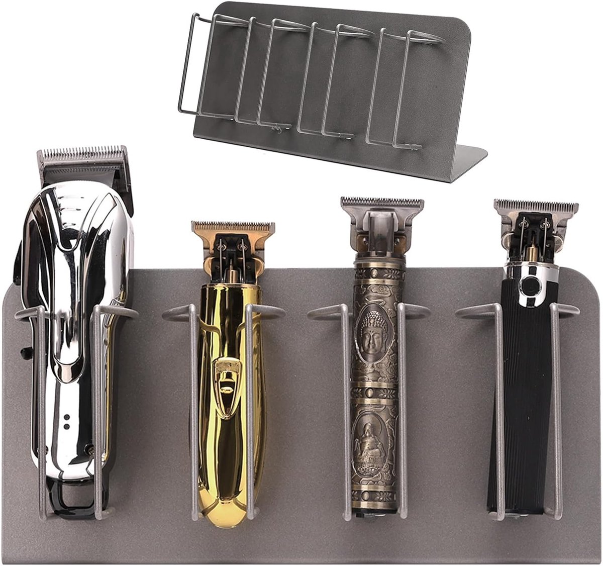 Kapper tondeusehouder, tondeusestandaard | Kapper Haarhouder - Clipper Guard, Antislip Kapperstrimmers Opbergrek voor Baardscheerapparaat Display