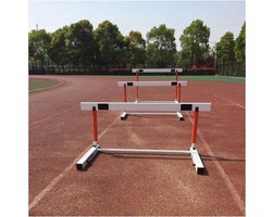Sporthindernissen - Agility Hurdles - Atletische Training - In Hoogte Verstelbaar - 30-42 Inch - Zwart