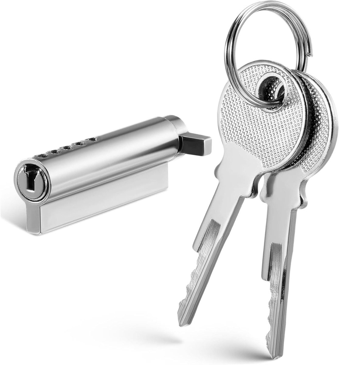 Koelkastslot - Vriezerdeurslot - Beveiliging Laden - Koudebestendig Materiaal - 3.4 cm - Zilver