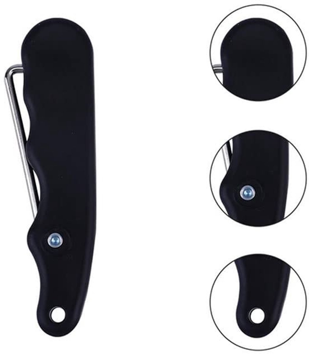 Dailygoods- Schaatsen Kanten Aanscherping - 2 Stuks - Ergonomisch Ontwerp - Duurzaam PPT - Roestvrijstalen Haak - Voor Figuurschaatsen/Rollerblades - Schaatsaccessoire