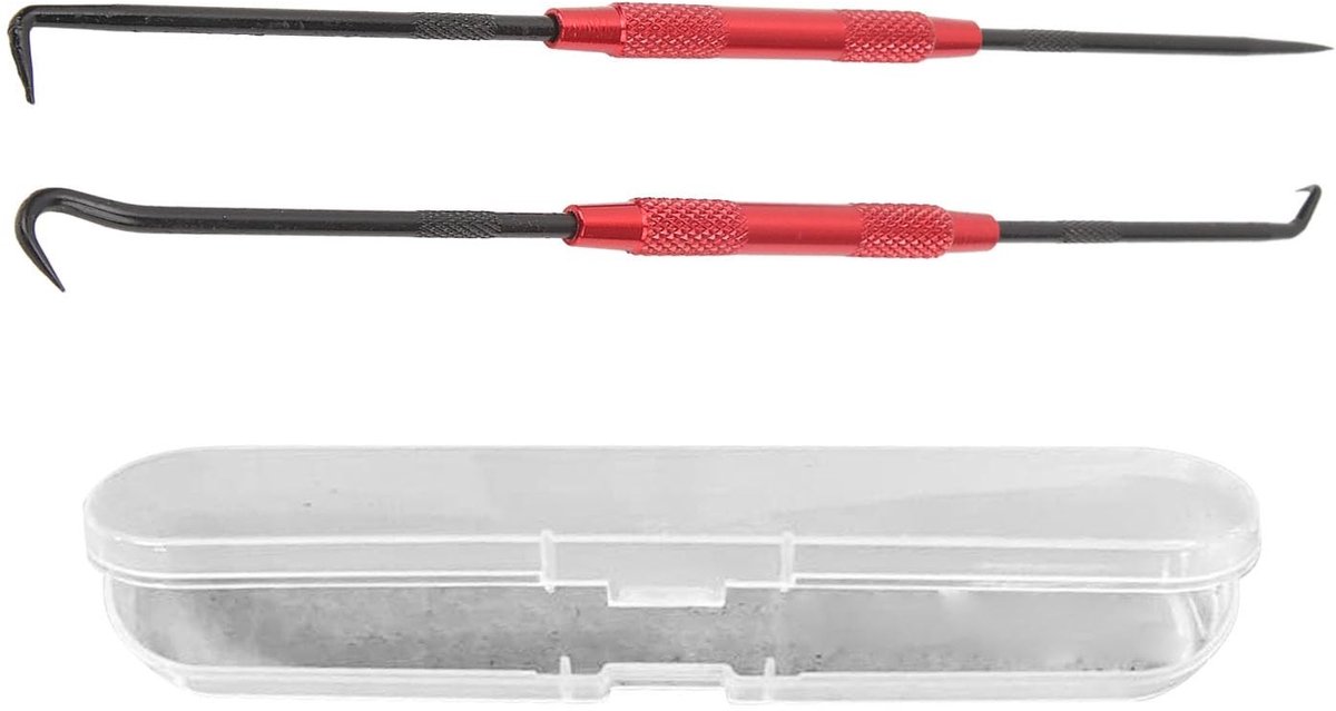 Dailygoods- O-ring Pick-set Koolstofstaal - Gereedschap voor Oliekeerringen - Efficiënt Verwijderen - Nauwkeurig Onderhoud - Gemakkelijk Vast Te Houden - Professioneel Ontwerp - Afdichtingsgereedschap