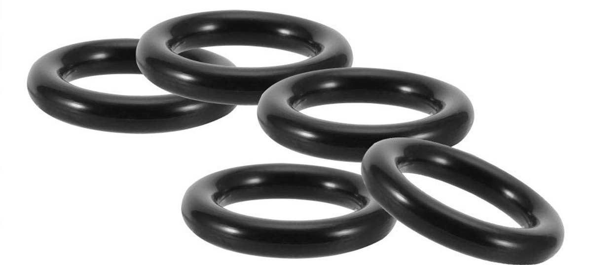 Dailygoods- Ringafdichting 50 Stuks - PVC Waterdicht - O-Type Afdichtringen - Buitendiameter 18 mm - Dikte 2,35 mm - Milieuvriendelijk en Veilig - Afdichtring