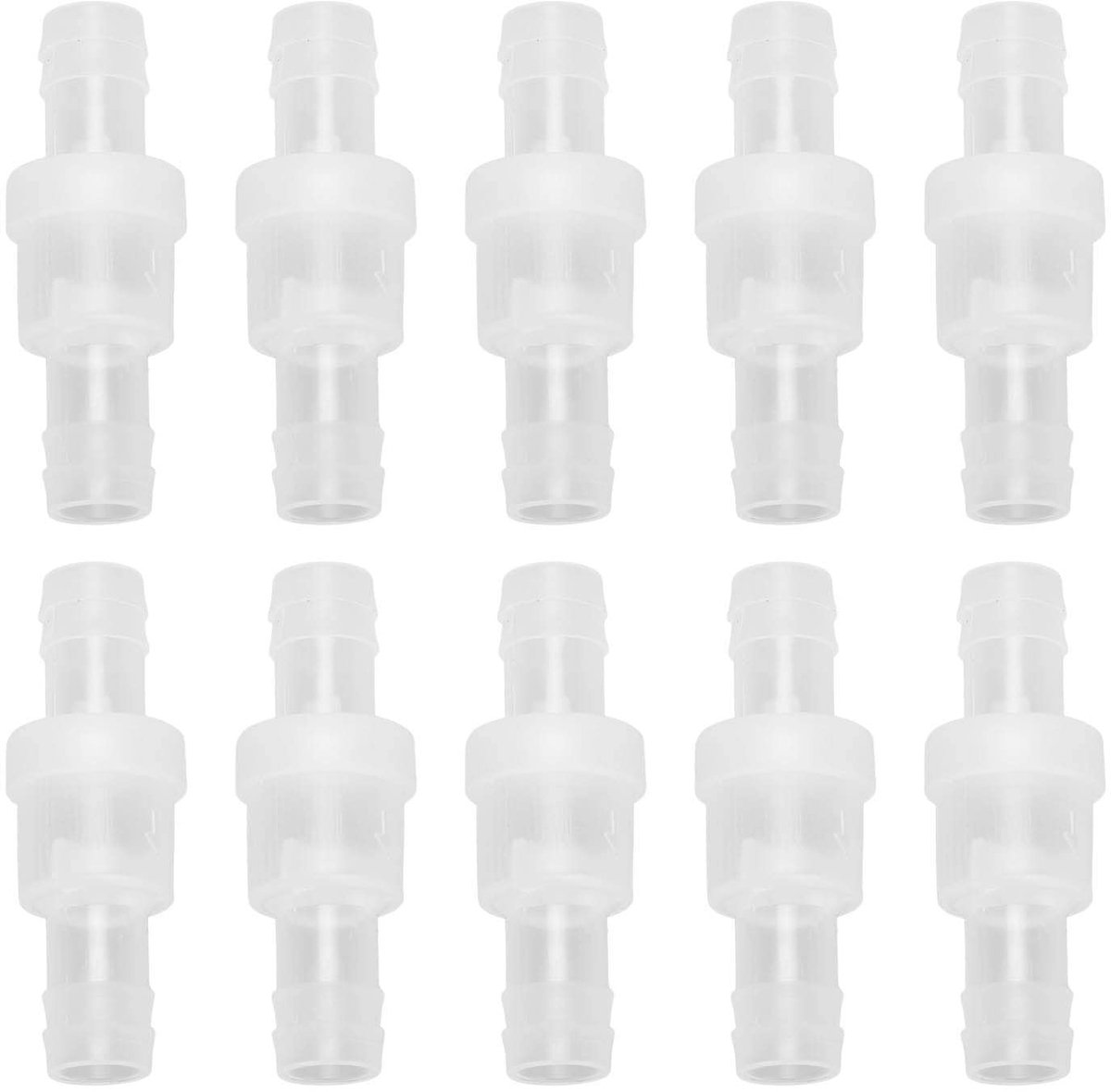 Dailygoods- Terugslagklep 12mm - PP Kunststof - Waterdicht - Chemische stabiliteit - Vervanging - Geurloos - Afsluiter