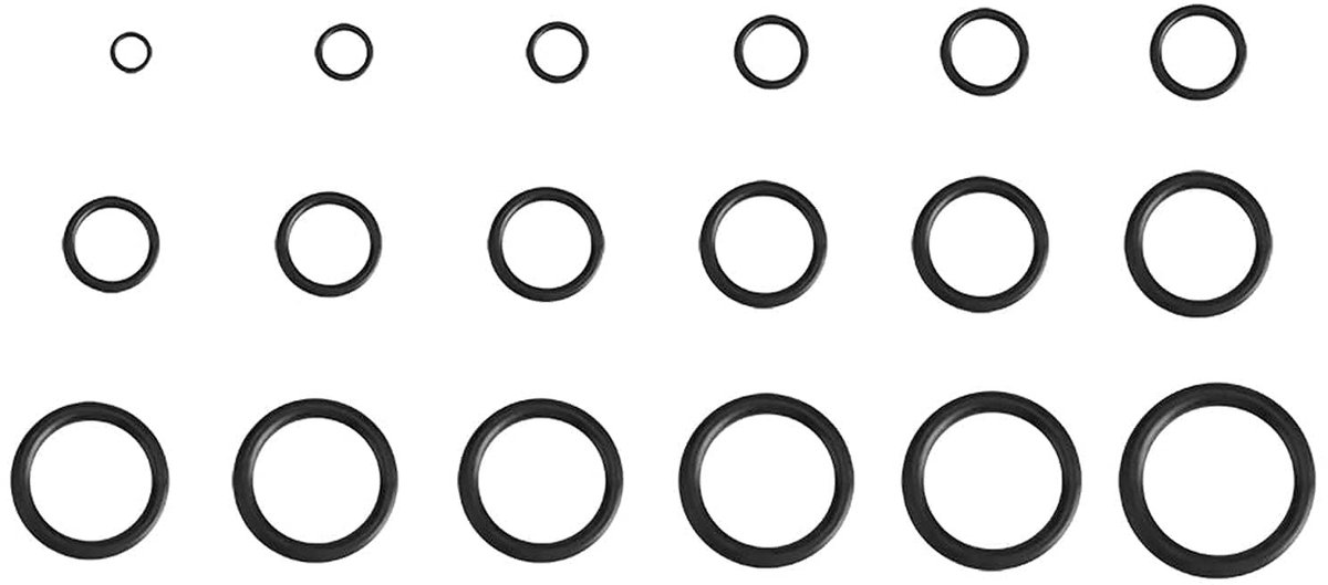 Dailygoods- O-Ringenset 279-delig - 18 Maten - Rubber Afdichting - Afdichtingsreparatie - Veelzijdig - Hoogwaardig Materiaal - Afdichtringen