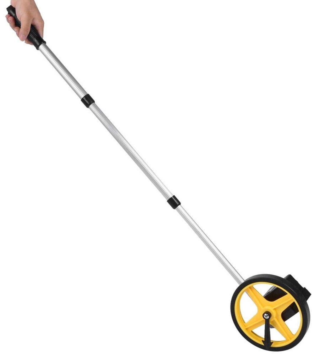 Dailygoods- Afstandsmeetwiel Draagbaar - Miniatuur Meetwiel - Telescopisch Handvat - TPR-Materiaal - Nauwkeurige Metingen - Lengte 0-9999,9 m