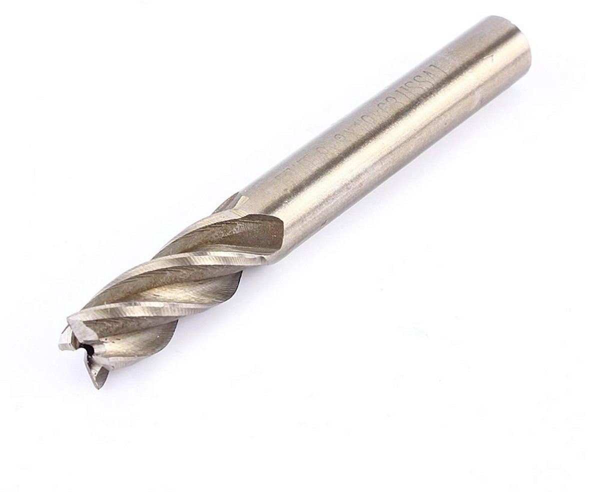 Dailygoods- Eindfrees HSS 8 mm - CNC Frees - Slijtvast - Hoge Taaiheid - Voor Staal/Aluminium - Vermindert Gereedschapswisselingen - Frezen