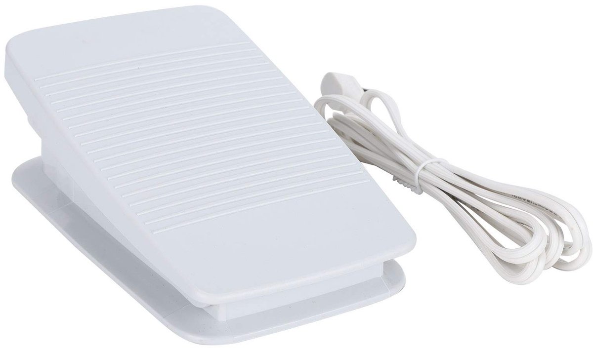 Dailygoods- Naaimachinevoetpedaal multifunctioneel - Voetpedaal - Waterdicht - Eén gat - Netsnoer - Compatibel met Bernina/Babylock/Riccar/Viking