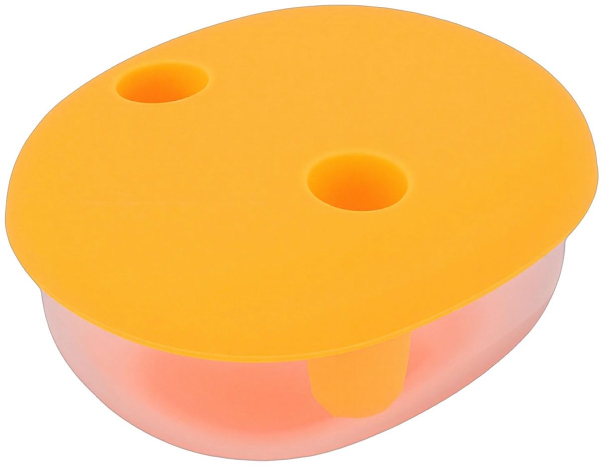Dailygoods- Snackcontainer Lekvrij - Draagbaar - Herbruikbaar - Lichtgewicht - Siliconen Vingertopafdekking - Ruimtebesparend - Snackdoos