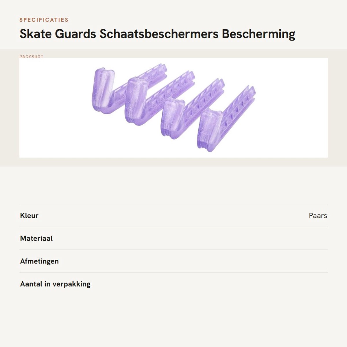 Dailygoods- Schaatsbeschermers Antislip - Kunstschaatsen - IJshockey - Stabiele Installatie - Elastisch Materiaal - Bescherming Schoenbladen - Schaatsbescherming