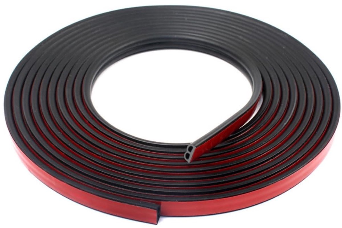 Dailygoods- Rubberen Deurafdichting 10m - EPDM Materiaal - Geluidisolatie - Waterdicht - Temperatuurbestendig - Antivibratie