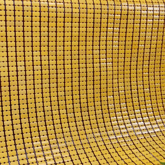 Bamboe Bedmat - Zomerslaapmat Koelmat - Koel Slapen - Opvouwbaar - 1.35x1.9M - Geel — afbeelding 4