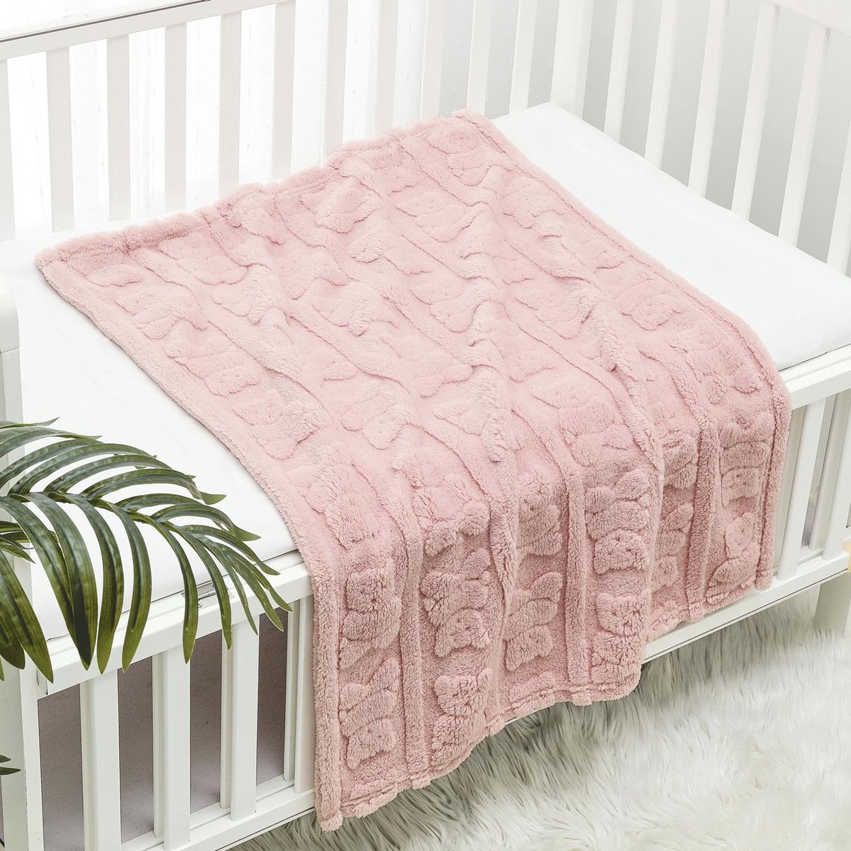 Dailygoods- Babydeken Ultrazacht - 100% Microfleece - Ademend Ontwerp - Lichtgewicht & Warm - Wasmachinebestendig - 75x100 cm