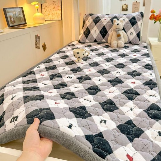 Lichtgewicht Japanse futonmatras - draagbaar oprolbaar opvouwbaar bed voor slaapkamer en camping, 90 x 200 cm, ruimtebesparend, reismatras, ideaal voor thuis en buiten — afbeelding 2