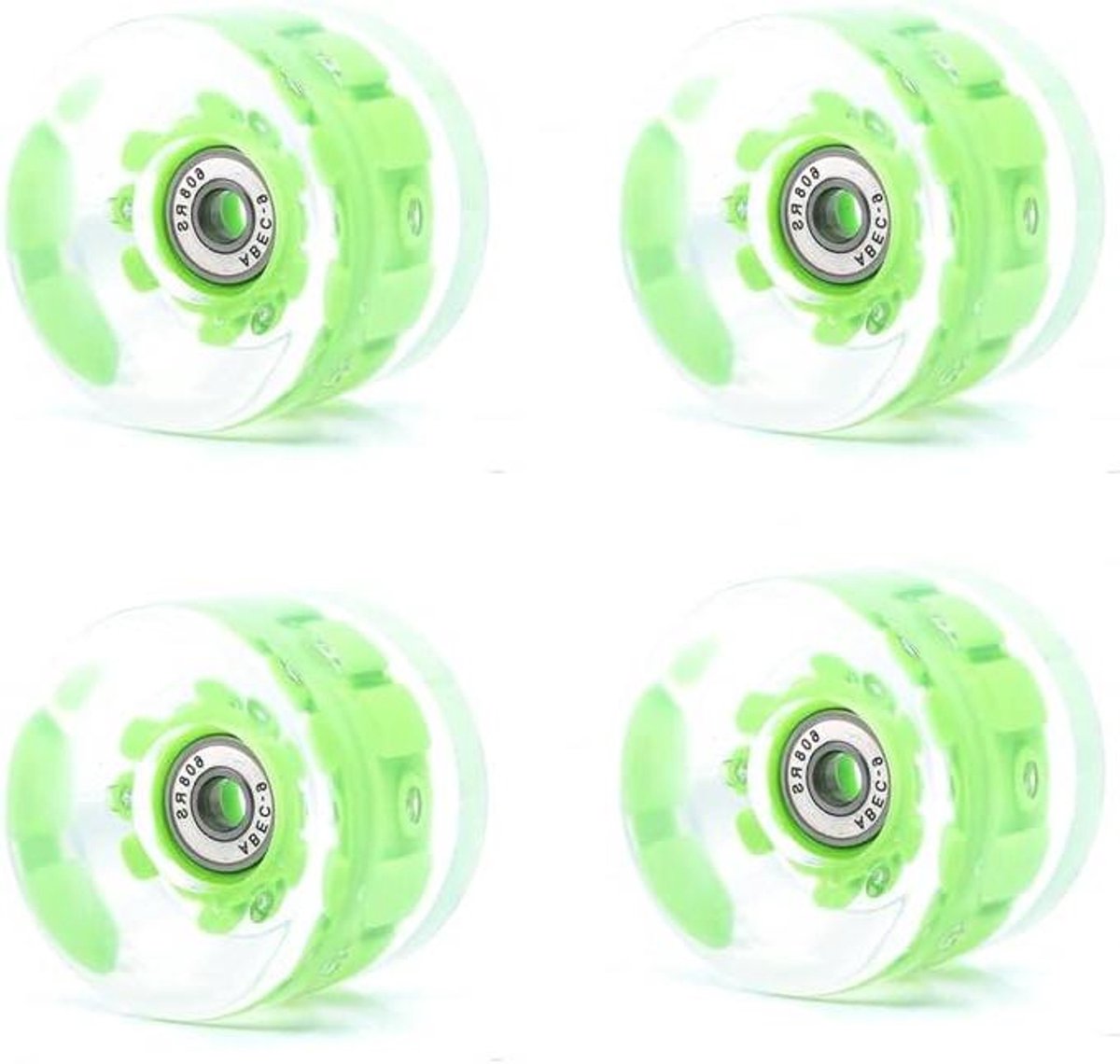 Skateboard Wielen Verlichting Wielen Comfortabel Cruisen Zien en Gezien Worden 65mm 78A